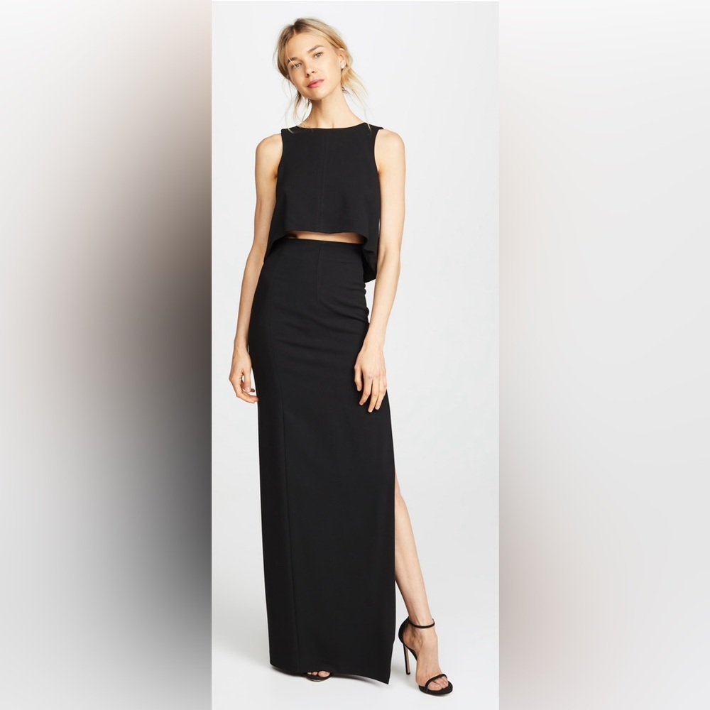 BLACK HALO 2 piece maxi dress